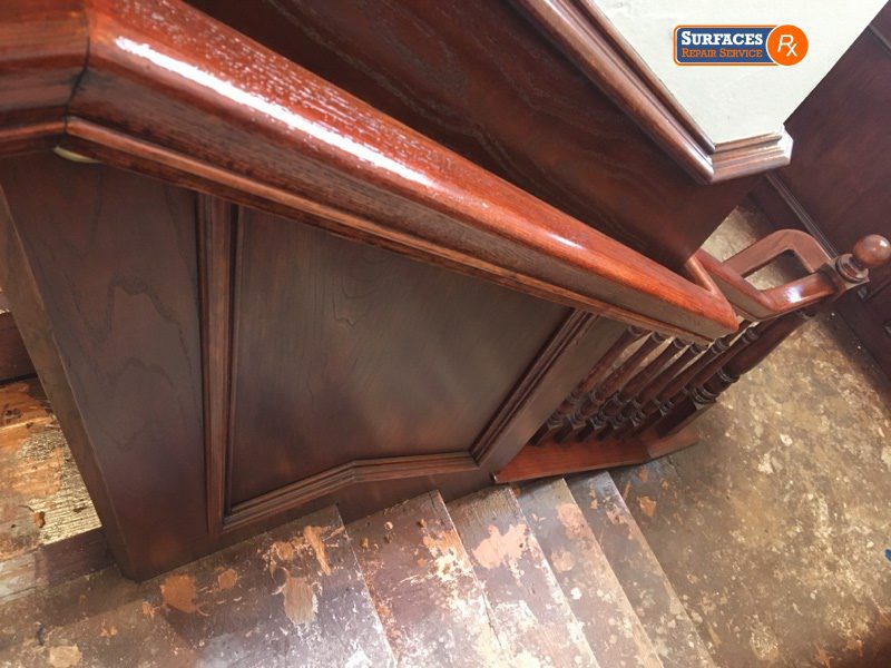 Dallas Staircase After Refinishing