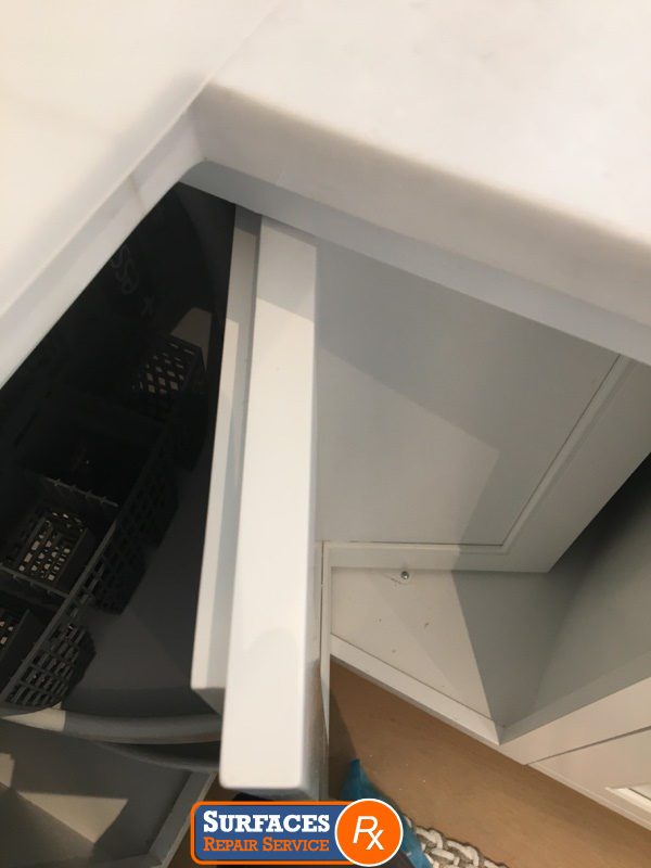 Condo-Kitchen-Lazy-Susan-Cabinet Door After-Touch-Up & Repair at The Travis by Surfaces Rx