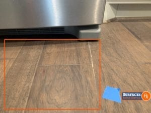 Engineered Wood Floor Scratch Repaired