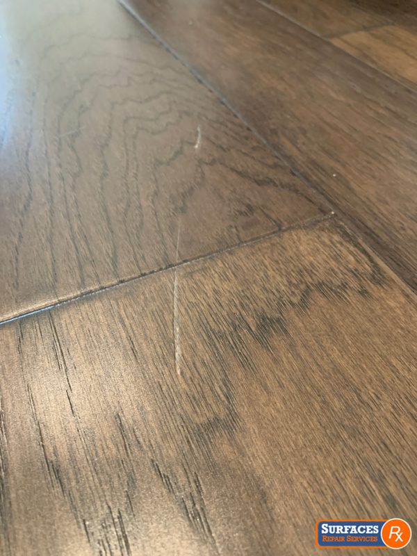 Scratched Engineered Wood Floor Repair, How To Fix Scratches On Engineered Hardwood