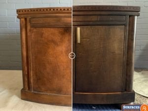 Nightstand Before and After Surfaces Rx Refinishing