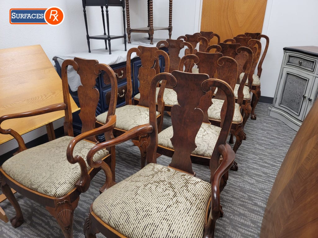 Dining-Room-Table-Refinishing-by-Surfaces-Rx-Dallas-TX-1