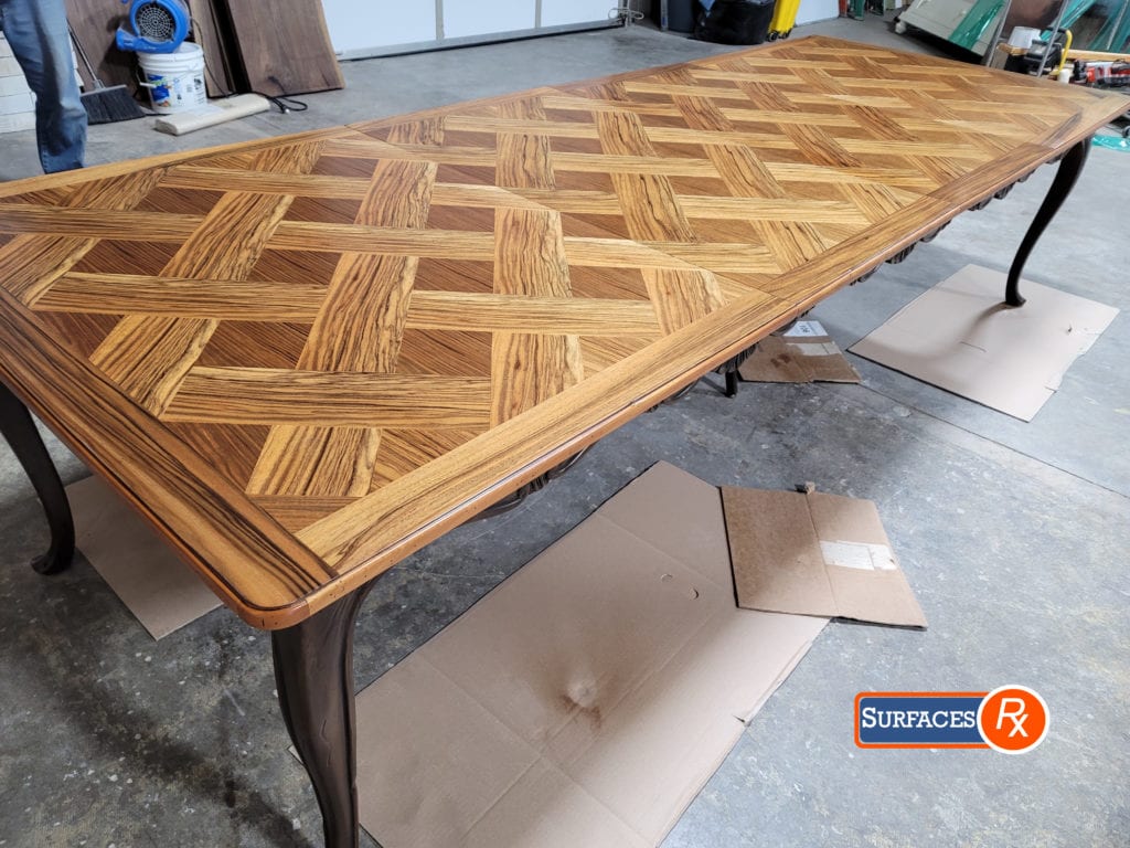 Dining-Room-Table-Refinishing-by-Surfaces-Rx-Dallas-TX-5