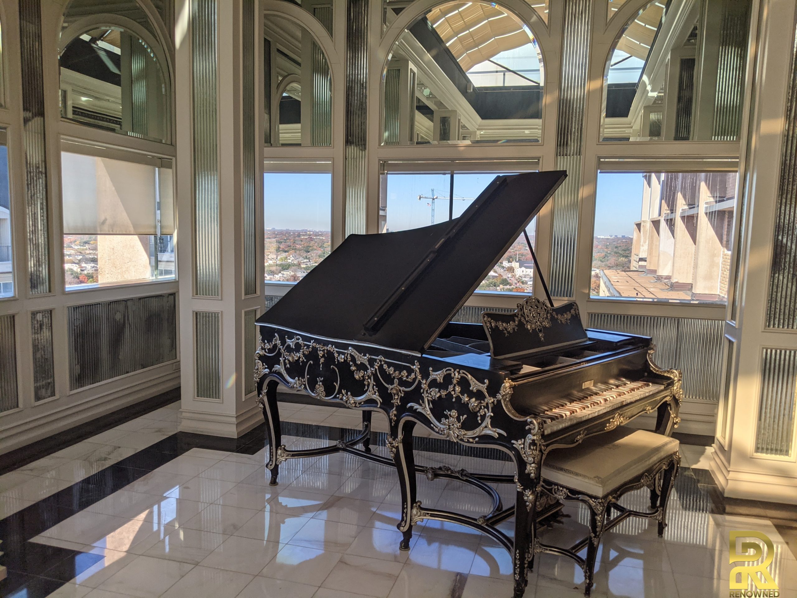 Wm Knabe Co Louis XV Style Grand Piano | Wood Refinishing Dallas