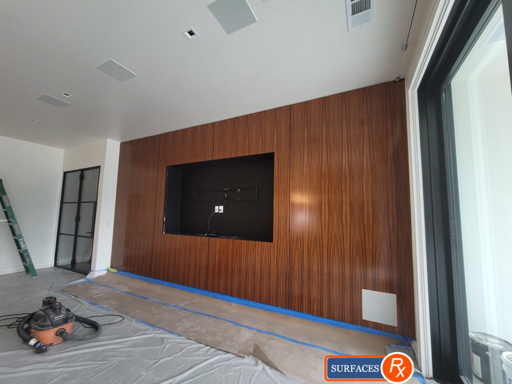 After Luxury Wall Panel Millwork Finishing Dallas Texas