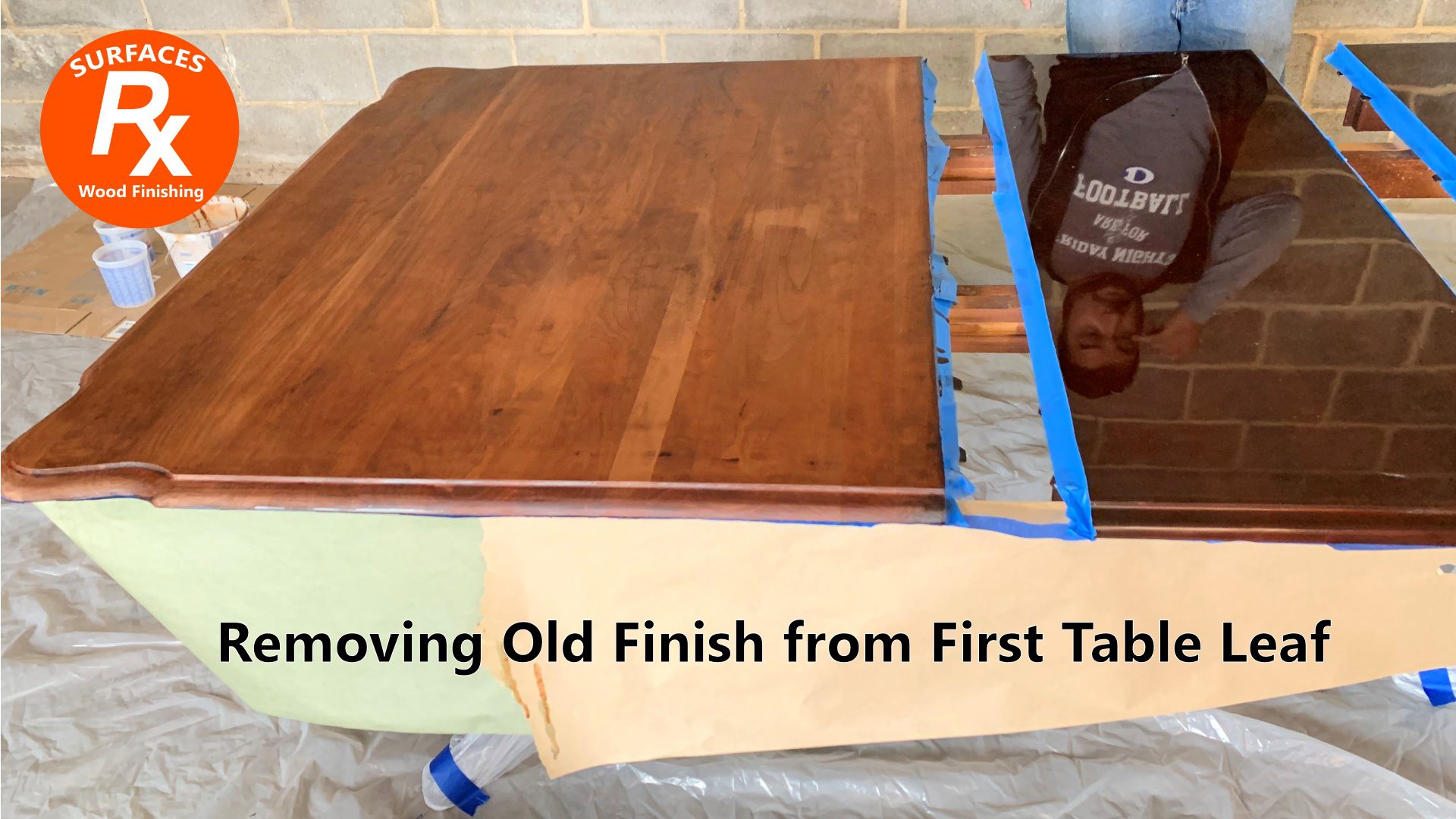 Dining Room Table Refinishing by Surfaces Rx Dallas TX