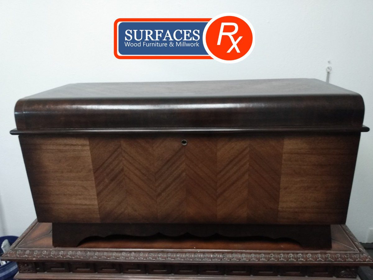 1958 Lane Cedar Chest Refinishing