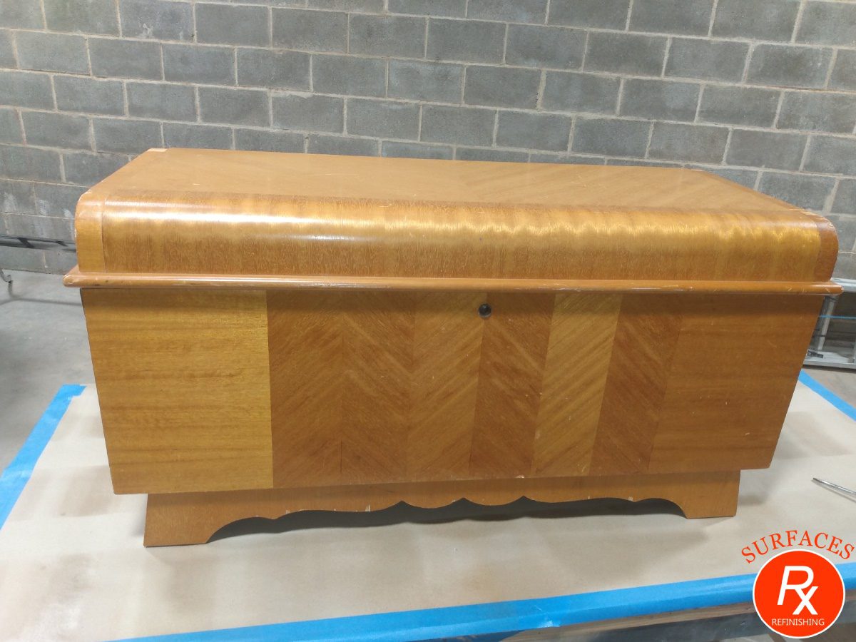 1958 Lane Cedar Chest Refinishing