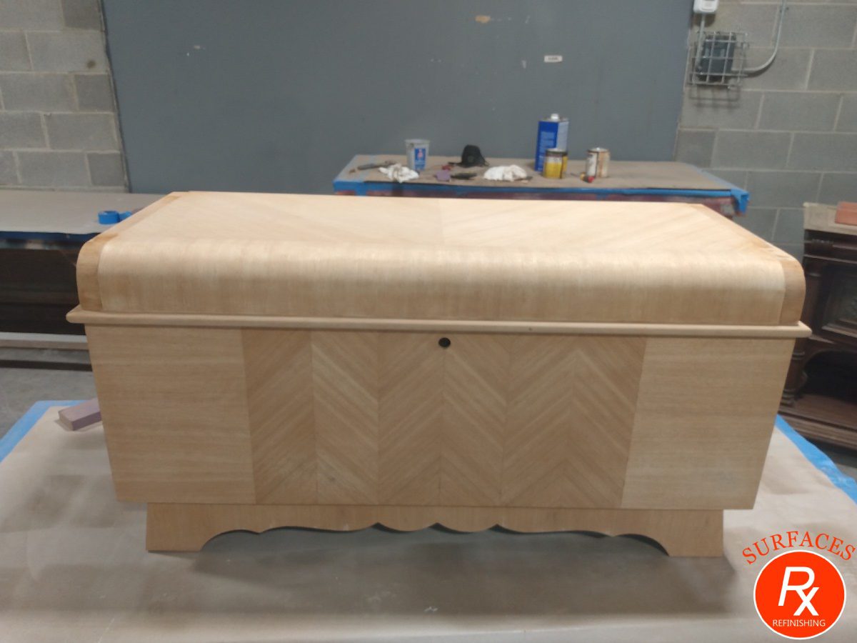 1958 Lane Cedar Chest Refinishing